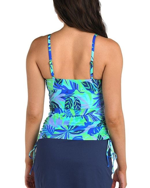 24th & Ocean Blue Aegean Tropics Tankini Top