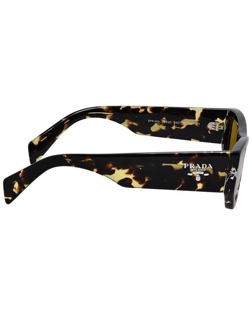 Prada Black Pra01S 53Mm Sunglasses