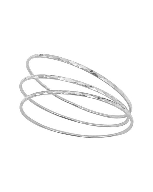 Adornia White Plated Bracelet