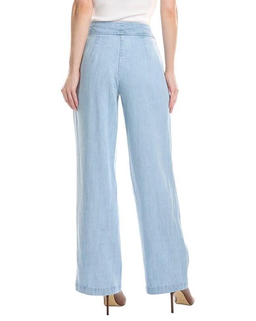 Tahari Blue Wide Leg Pant
