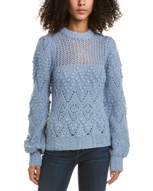Nicholas Blue Svana Wool & Alpaca-blend Sweater
