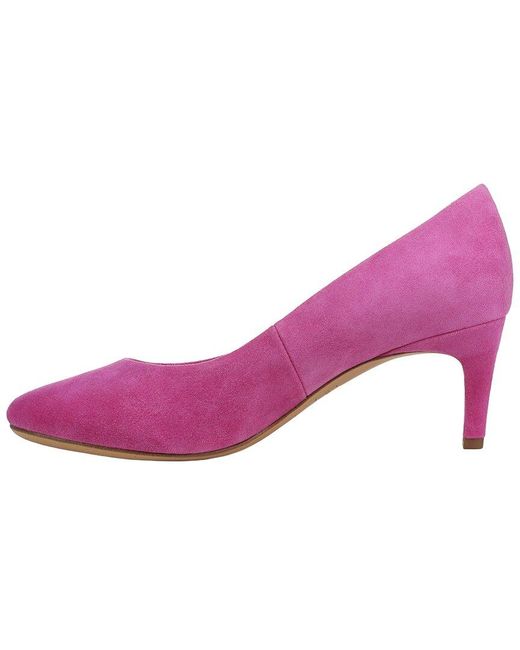 Franco Sarto Purple L-Kamari Leather Pump