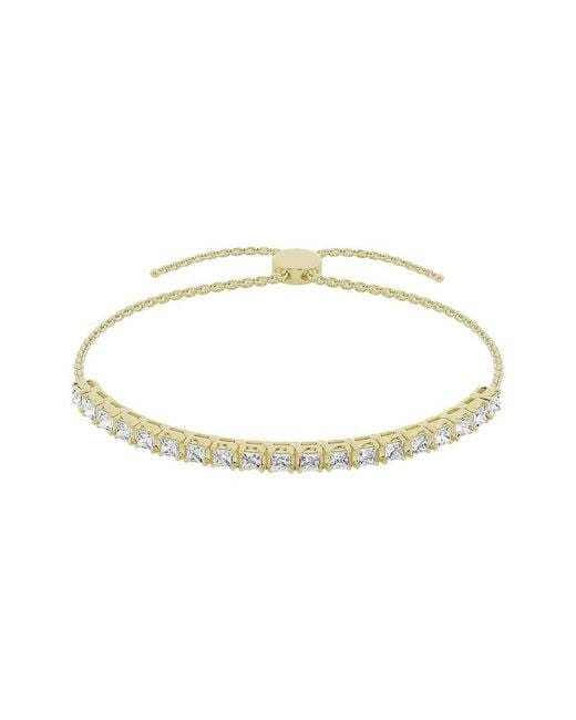 Lab Grown Diamonds White 14K 1.50 Ct. Tw. Lab-Grown Diamond Bolo Bracelet