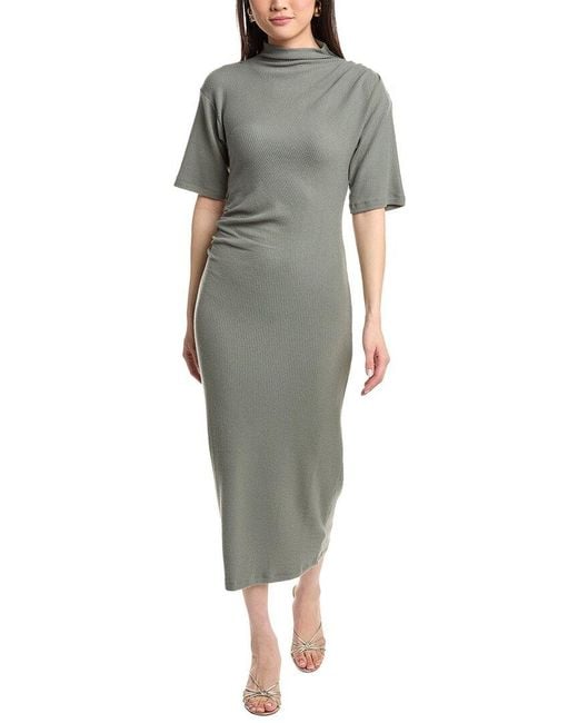 Nation Ltd Green Rebecca Midi Dress