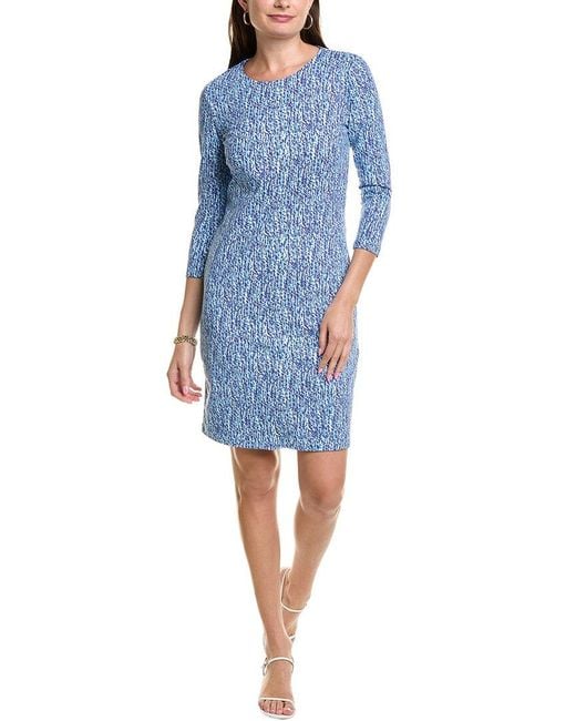 J.McLaughlin Blue Sophia Catalina Cloth Dress