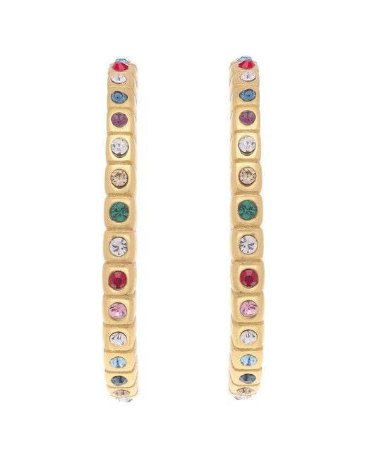 Reiss Metallic Sade Soraya Hoop Earrings