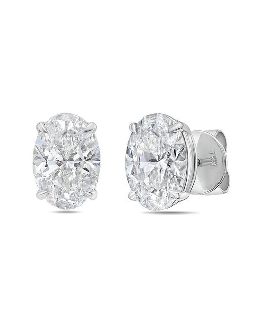 Diana M White Diana M. 14K 8.00 Ct. Tw. Lab-Grown Diamond Earrings