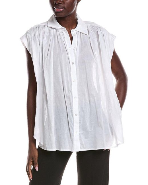 A.L.C. White Nessa Top