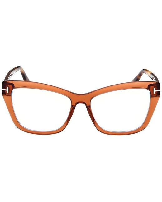 Tom Ford Brown Ft5826-B 55Mm Optical Frames