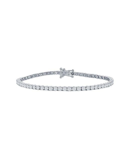 Jewels by Viomo White 14K 3.00 Ct. Tw. Diamond Tennis Bracelet