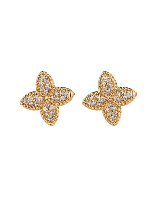 Eye Candy LA White Cz Stud Earring