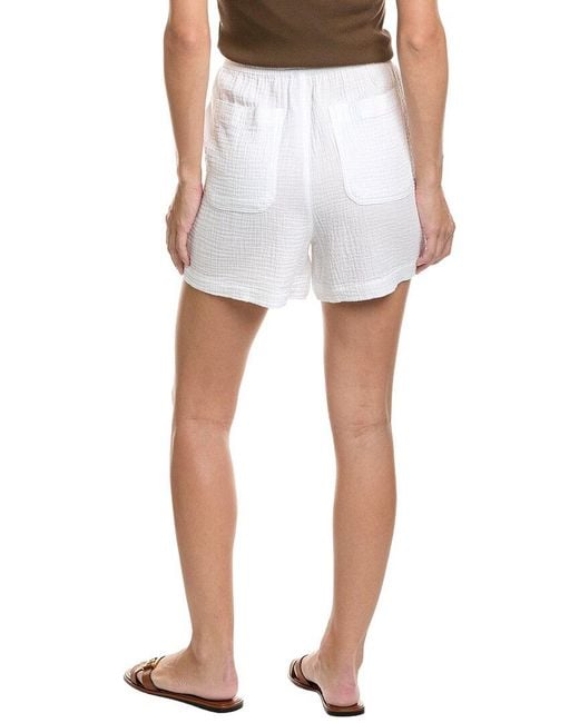 Splendid White Gauze Short