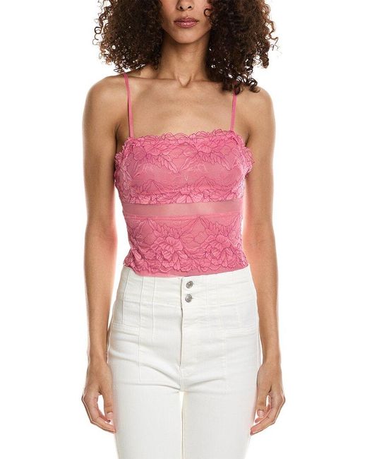 Free People Red Double Date Cami