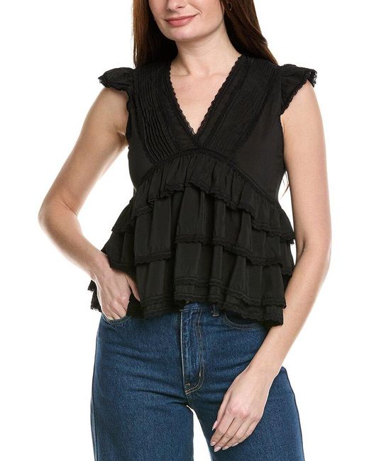 7021 Black Sleeveless Top