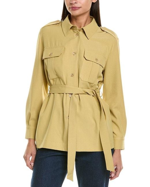 ANNA KAY Yellow Zoalice Trench Coat