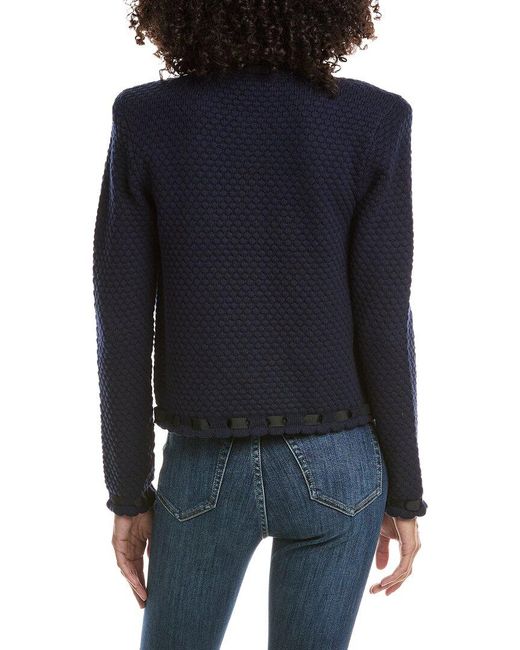 L'Agence Blue Astor Cardigan