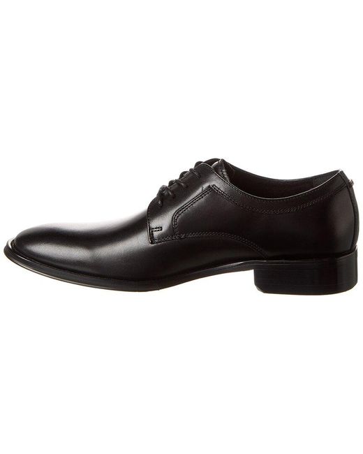 Kenneth Cole Black Tully Leather Oxford for men