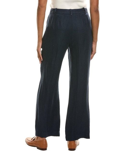 Tahari Blue The Ellie Linen Pant