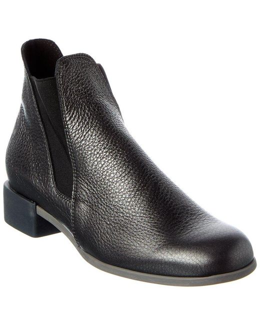 Arche Black Twitic Leather Bootie