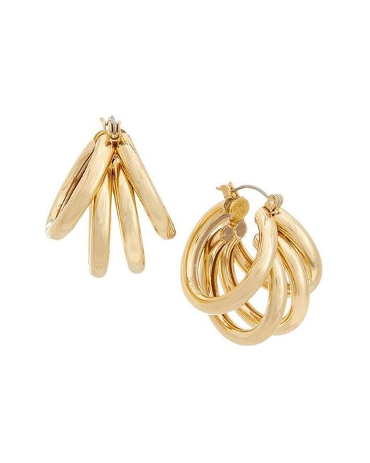 Kenneth Jay Lane Metallic Solo Earrings