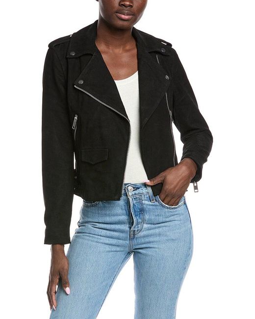 Walter Baker Black Liz Leather Jacket