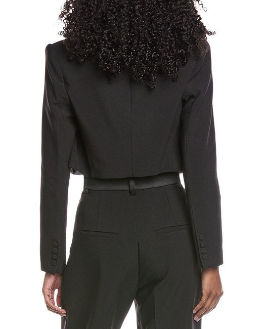 Bardot Black Fia Cropped Blazer