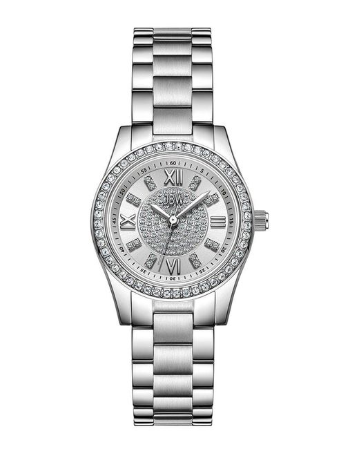 JBW Gray Unisex Mondrian 28 Diamond Watch