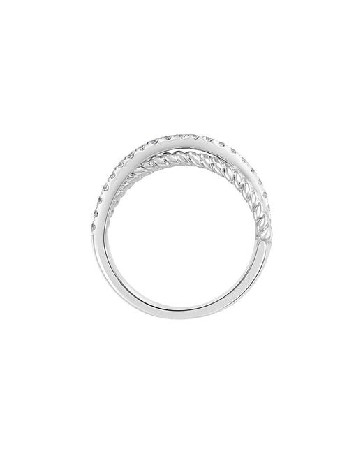 Effy Fine Jewelry White 14K 0.29 Ct. Tw. Diamond Ring