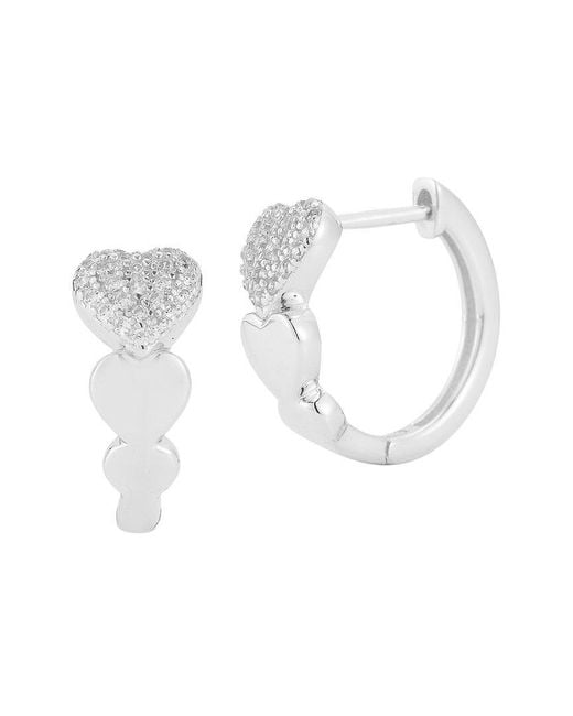 Glaze Jewelry White Cz Earrings