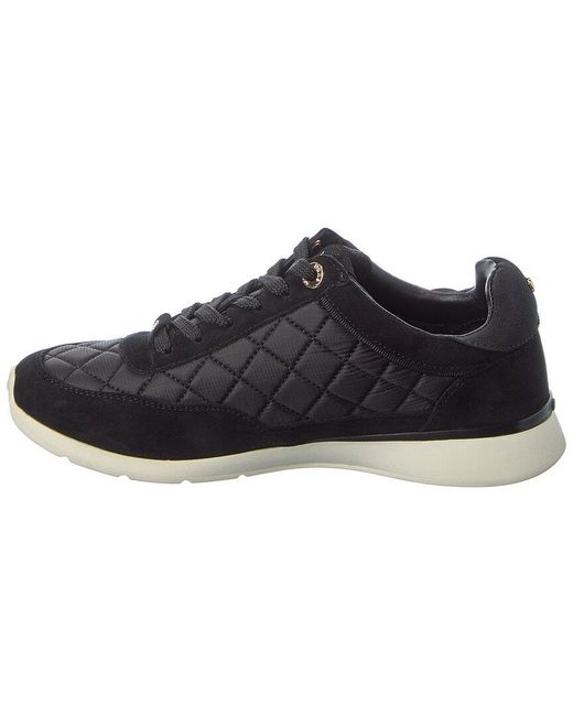 Dune Black Everglow Leather Sneaker