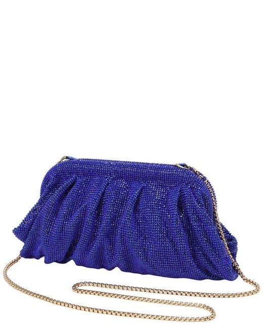 Tiffany & Fred Paris Blue Tiffany And Fred Paris Crystal-Embellished Evening Clutch