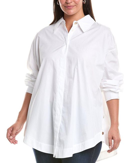 Marina Rinaldi White Plus Franz Shirt