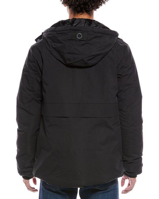 Point Zero Black Tech Down Coat for men