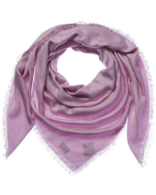 gucci gg jacquard shawl
