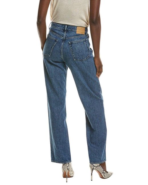 Rag & Bone Blue Shea Lennon Relaxed Full Jean