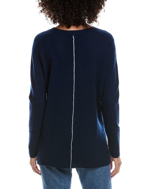 Forte Blue Easy Wool & Cashmere-Blend Sweater
