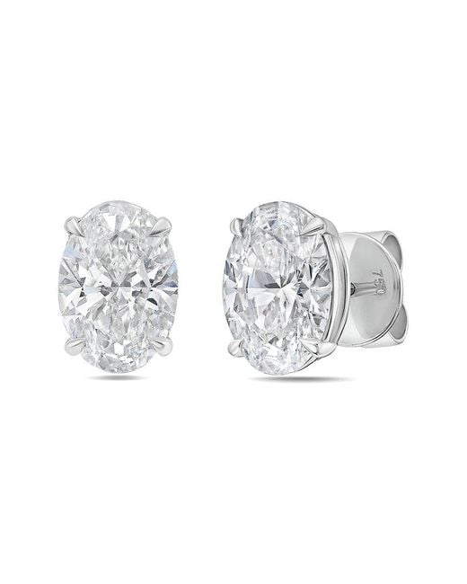 Diana M White Diana M. 14K 5.00 Ct. Tw. Lab-Grown Diamond Earrings