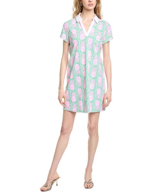 Lilly Pulitzer Blue Cayo Costa Polo Dress