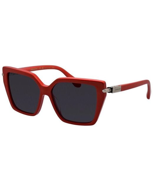 Ferragamo Red Sf 1106S 57Mm Sunglasses