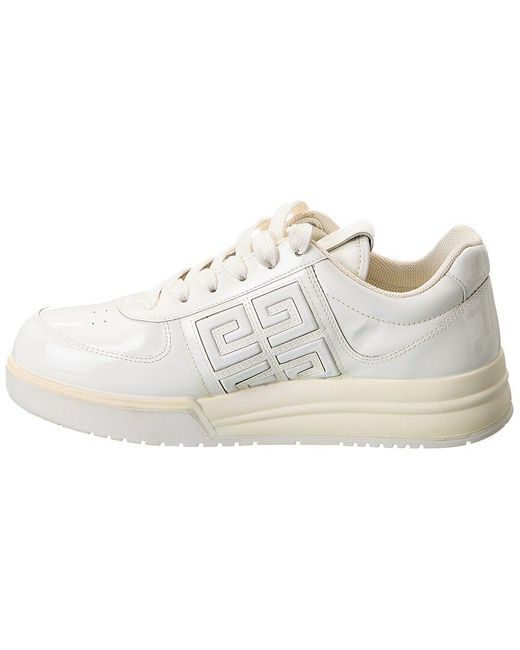 Givenchy White G4 Patent Sneaker