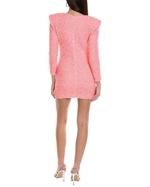 HELSI Pink Milena Sequin Mini Dress