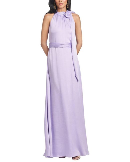 Sachin & Babi Purple Kayla Gown