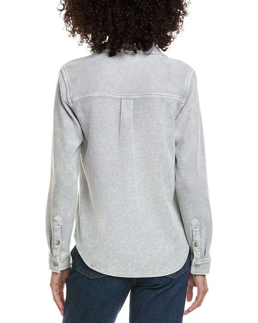 TROVE NEW YORK Gray West Button Shirt