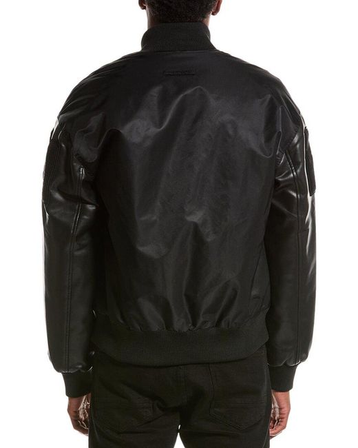 Hudson Black Hdsn Team Jacket for men