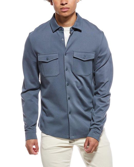 Reiss Blue Jackson Shirt for men