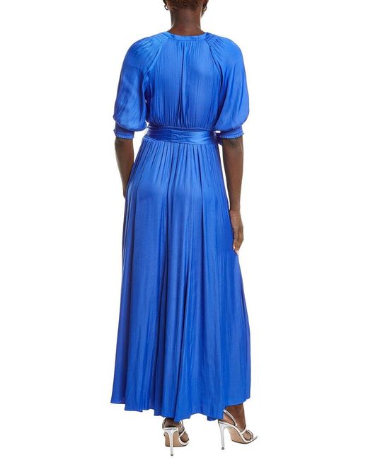 Hale Bob Blue Estella Maxi Dress