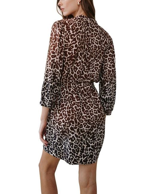 Bella Dahl Multicolor Belted Shirt Dress