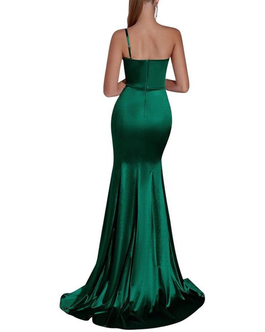 Amanda Royal Green Maxi Dress