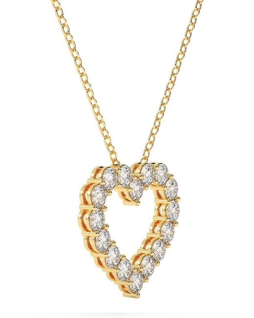 Lab Grown Diamonds Metallic 14K 2.00 Ct. Tw. Lab-Grown Diamond Necklace