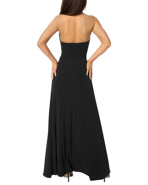 Bebe Black Wrap Maxi Dress